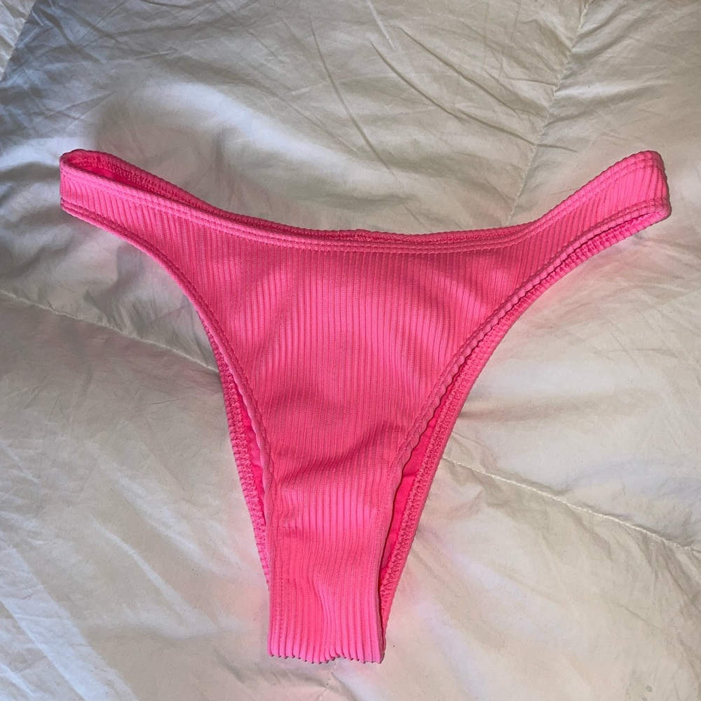 Hollister neon pink swim bottoms